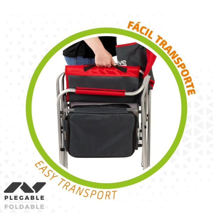 Silla Plegable para Camping Aktive Gris Rojo 61 x 92 x 52 cm (2 Unidades) 1 Silla Plegable para Camping Aktive Gris Rojo 61 x 92 x 52 cm (2 Unidades) 1