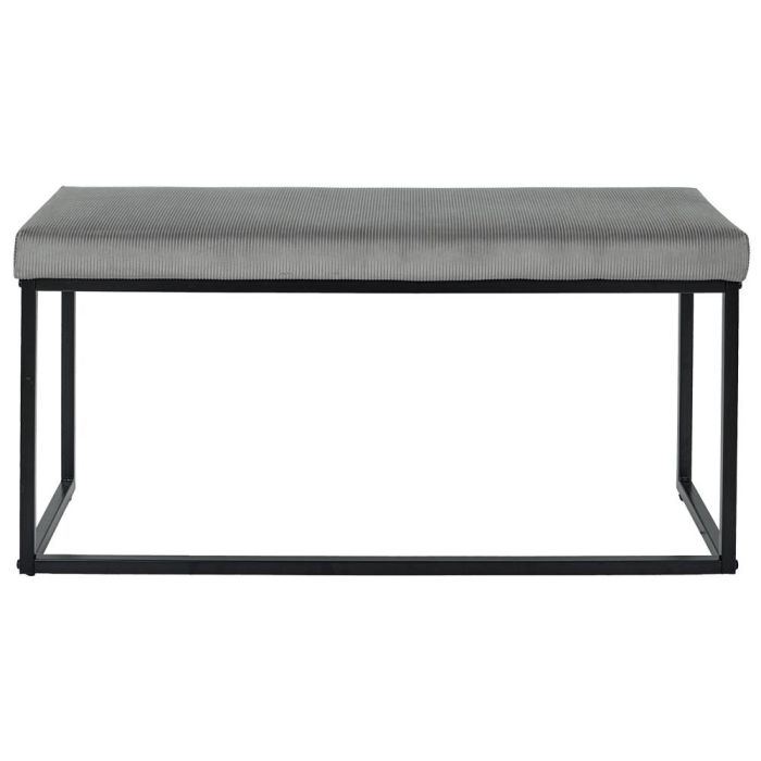 Banco 100X39 Gris Giulia Home Deco Factory altura 49 3