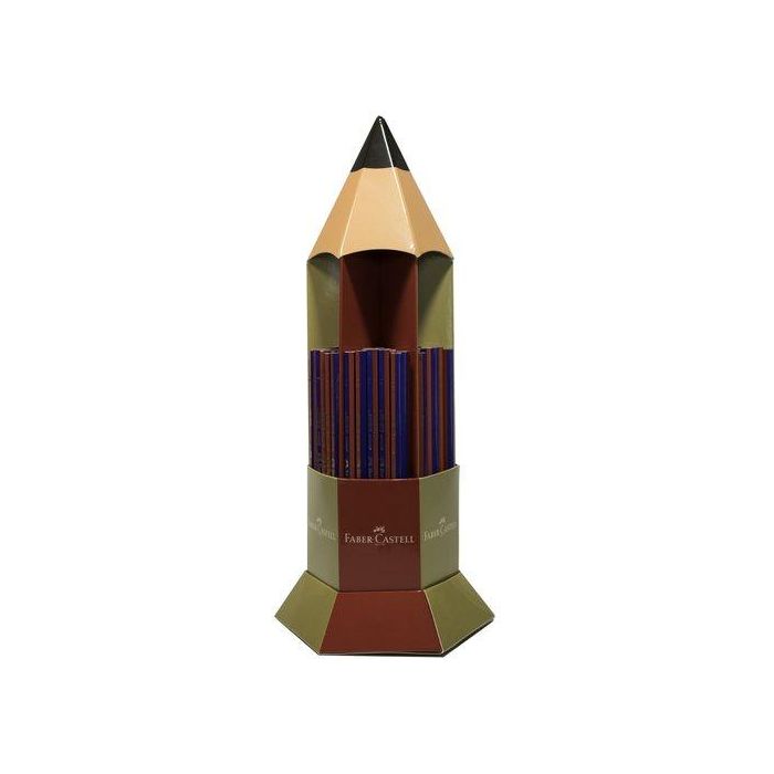 Faber-Castell Janus 2160 Lápices de Grafito Bicolor Ecolápiz, Expositor 120 Unidades