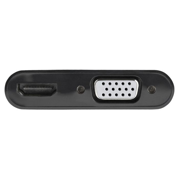 Adaptador Display Port a HDMI/VGA Startech DP2VGAHD20 4K Ultra HD Negro