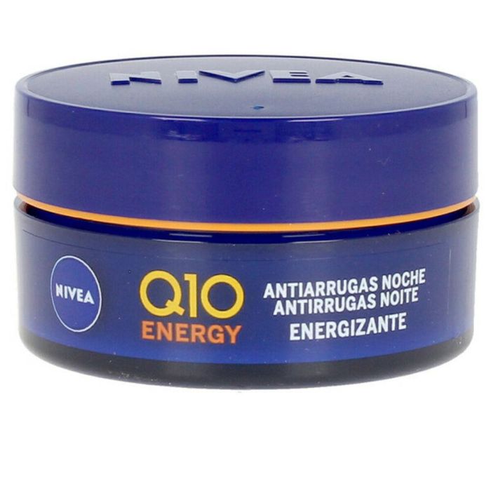 Nivea Q10+ Vitamina C Crema Facial Noche Antiarrugas Antiedad Energizante Hidratante Luminosidad Antioxidante Mujer 50 ml