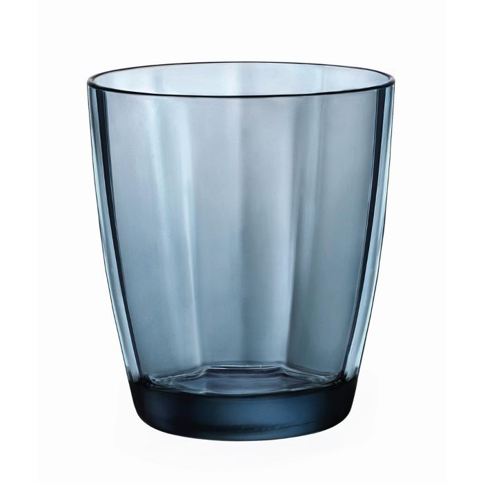 Bormioli Rocco Pulsar Vaso Bajo de Vidrio 30,5 cL (6 Unidades) con Relieve Azul 0 Bormioli Rocco Pulsar Vaso Bajo de Vidrio 30,5 cL (6 Unidades) con Relieve Azul 0