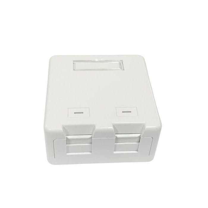 Lanview Caja de Montaje en Superficie para 2 Conectores RJ45 Lanview Caja de Montaje en Superficie para 2 Conectores RJ45