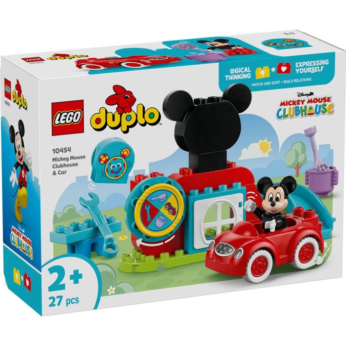 LEGO Duplo 10454 Casa y Coche de Mickey Mouse Disney Junior, Set de Construcción Educativo Infantil con Juego de Rol y Clasificación para Motricidad Fina +2 años 8 LEGO Duplo 10454 Casa y Coche de Mickey Mouse Disney Junior, Set de Construcción Educativo Infantil con Juego de Rol y Clasificación para Motricidad Fina +2 años 8