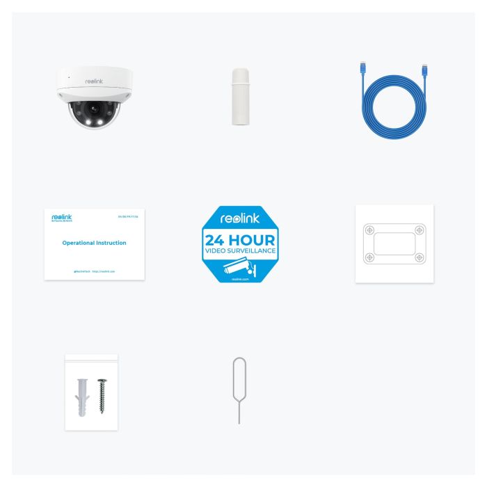 Reolink P437 Cámara IP PoE Exterior 4K 8MP 5x Zoom Óptico IP67 Google Assistant 2