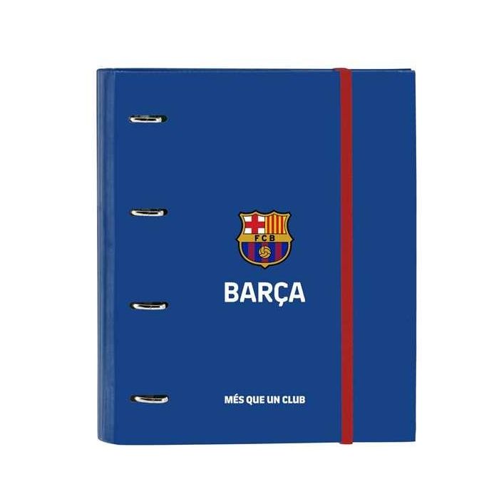 Carpeta 4 Anillas 35 mm Safta Din A4 groma Y 5 Separadores Tapa Forrada Recambio 100H 60 gr F.C. Barcelona 2 Carpeta 4 Anillas 35 mm Safta Din A4 groma Y 5 Separadores Tapa Forrada Recambio 100H 60 gr F.C. Barcelona 2