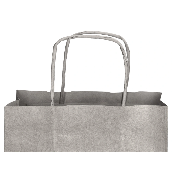 Q-connect Bolsa kraft plata asa retorcida 270x120x360 mm 6 Q-connect Bolsa kraft plata asa retorcida 270x120x360 mm 6
