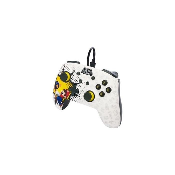 Mando con Cable PowerA Enhanced para Nintendo Switch - Modelo BOB-OMB BLAST, Oficial Nintendo, Botones Asignables, Cable USB-C 3m, NSGP0085-01 1 Mando con Cable PowerA Enhanced para Nintendo Switch - Modelo BOB-OMB BLAST, Oficial Nintendo, Botones Asignables, Cable USB-C 3m, NSGP0085-01 1
