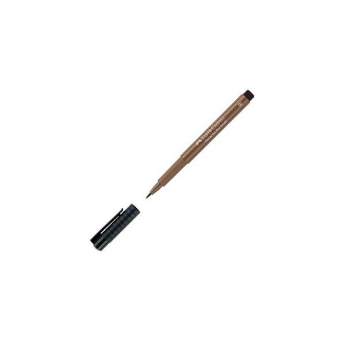 Faber Castell Rotulador Pitt Artist Pen Brush Punta Pincel Turrón, Tinta Pigmentada, Permanente (10 Unidades) (10 Unidades)