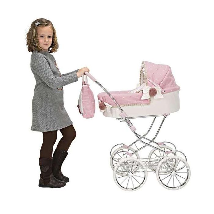 Coche capota reborn de paris 42x72x93 cm c/bolso (altura manillar: 90 cm) 10