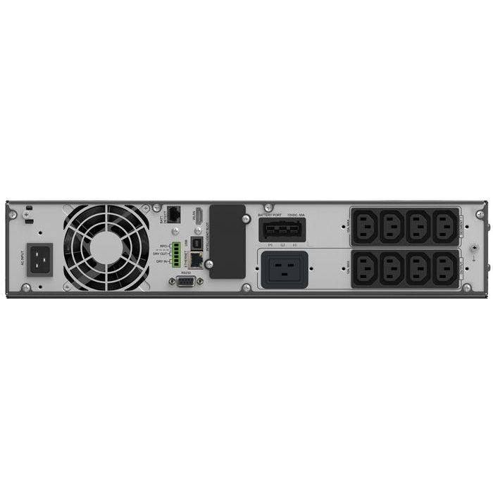 PowerWalker Online, 3000VA / 3000W, 8 x C13 & 1 x C19 Out, USB, RS-232, LCD 2
