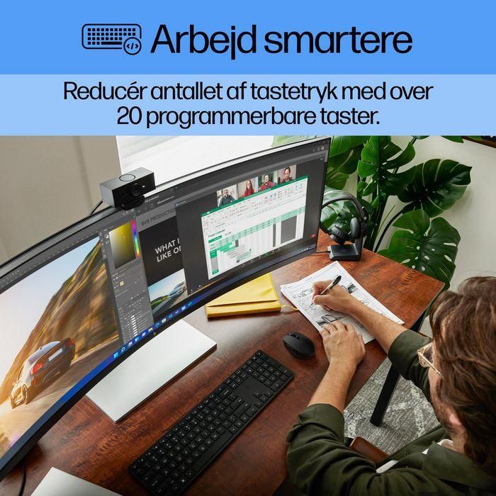 HP 450 Teclado Inalámbrico Programable con 20+ Teclas Personalizables, Materiales Sostenibles y Fácil Limpieza 19 HP 450 Teclado Inalámbrico Programable con 20+ Teclas Personalizables, Materiales Sostenibles y Fácil Limpieza 19