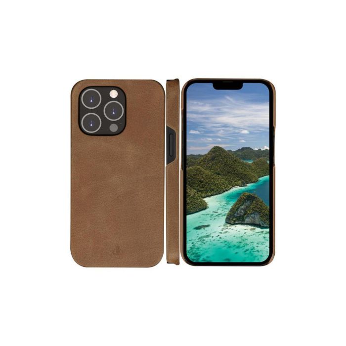 dbramante1928 Lynge Funda tipo cartera 2 en 1 con soporte desmontable para iPhone 14 Pro, Marrón 3
