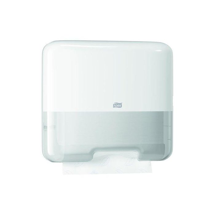 Toallero Tork Mini Para Toalla Plegada En V Plastico Blanco