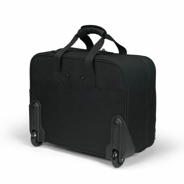 DICOTA D32043-RPET Laptop Roller Multi Eco BASE, Maletín con Ruedas para Portátiles 15-17.3", Poliéster Reciclado, Negro 2