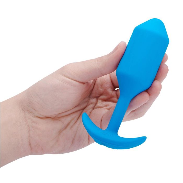 Plug Anal B-Vibe Vibrating Snug 3 Azul (3,7 x 13,8 x 1 cm) 3