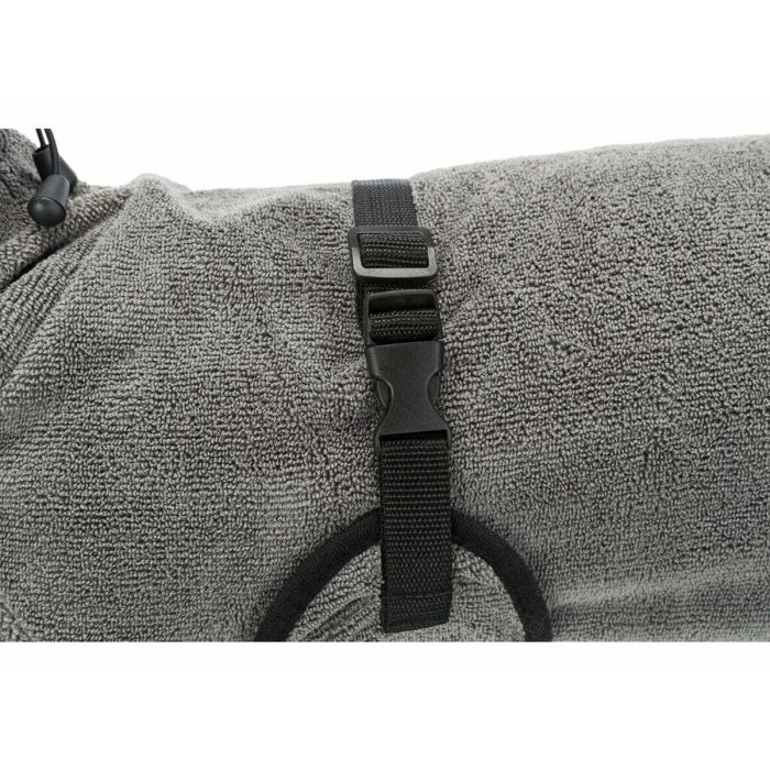 Albornoz para perro Trixie Gris M 6 Albornoz para perro Trixie Gris M 6