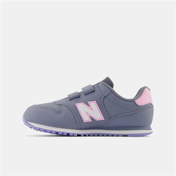Zapatillas Deportivas Infantiles New Balance 500 HookLoop Gris 4