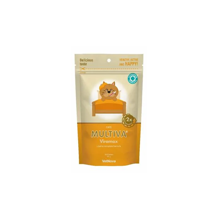 Vetnova Multiva Viramax 30 Chews L-Lisina 500 mg