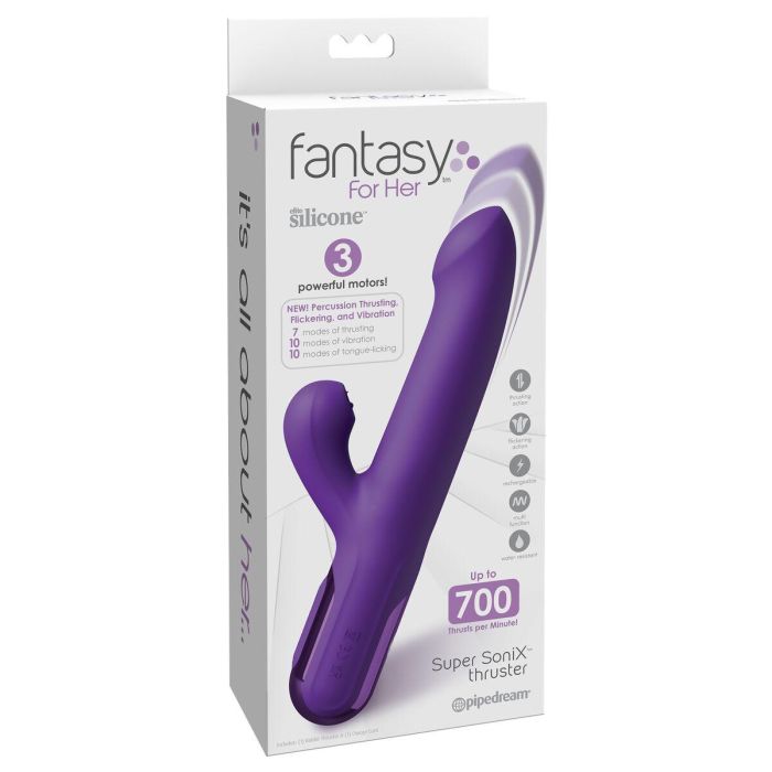 Vibrador Punto G Pipedream Fantasy for her Morado 1