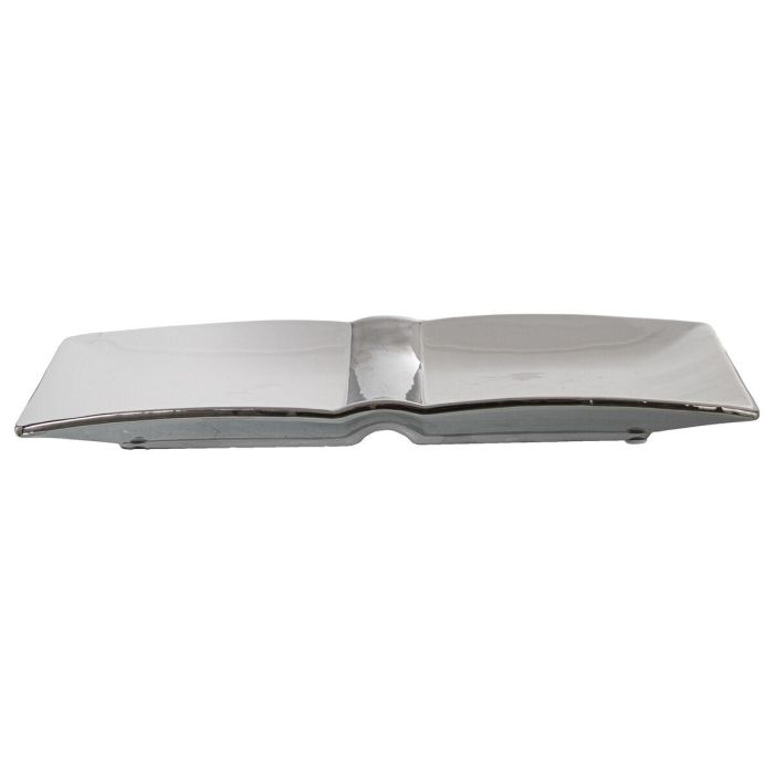 Centro de Mesa Alexandra House Living Blanco Plateado Cerámica 31 x 14 x 3 cm 0 Centro de Mesa Alexandra House Living Blanco Plateado Cerámica 31 x 14 x 3 cm 0