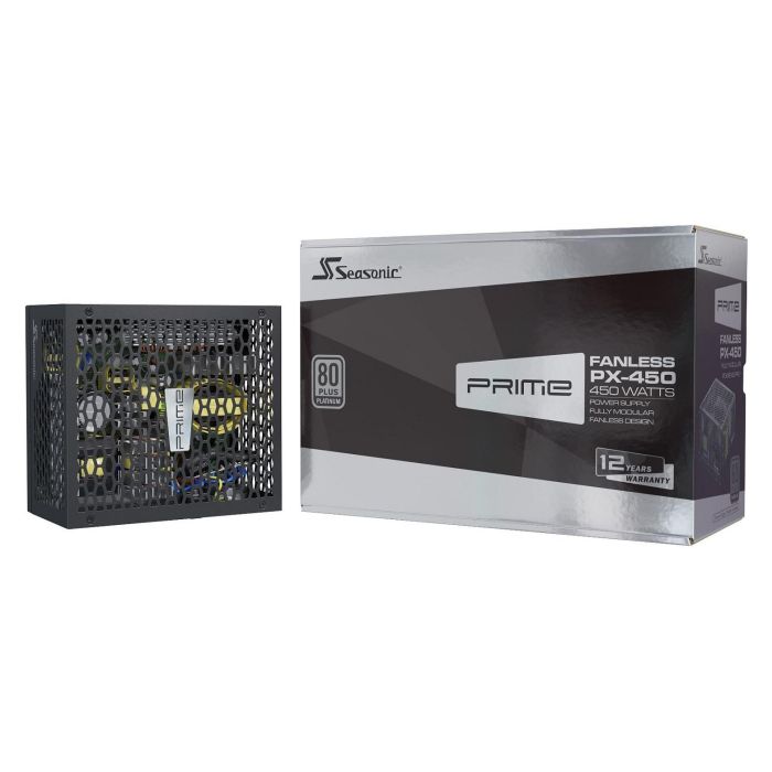 Seasonic PRIME PX-500 Fuente de Alimentación 500W 80 PLUS Platinum Fanless ATX Completamente Modular 9