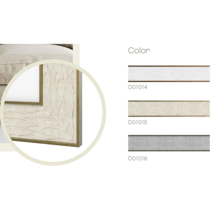 DKD Home Decor Marco Foto Urban Zorrito 20X25 Beige Gris Blanco Ps Cristal (12 Unidades) 29.5 x 24.5 cm 1