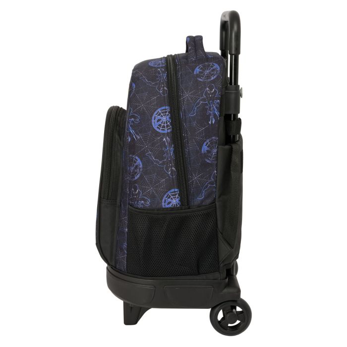 Mochila Escolar con Ruedas Spider-Man Attack Negro 33 x 45 x 22 cm 2