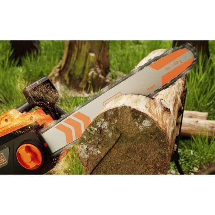 BLACK+DECKER BECS2040-QS Motosierra con cable 2000 W, barra 40 cm, tensor de cadena sin herramientas 2 BLACK+DECKER BECS2040-QS Motosierra con cable 2000 W, barra 40 cm, tensor de cadena sin herramientas 2