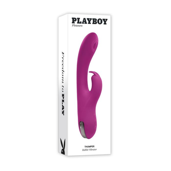 Vibrador Punto G Playboy Thumper Rosa 3 Vibrador Punto G Playboy Thumper Rosa 3