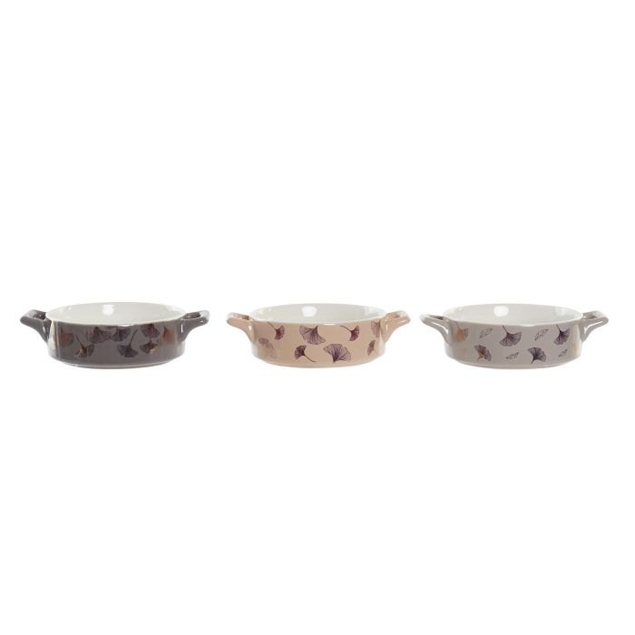 Bol Moderno DKD Home Decor Gris Rosa 12.5 x 4.3 x 16.8 cm Set de 4 4 Bol Moderno DKD Home Decor Gris Rosa 12.5 x 4.3 x 16.8 cm Set de 4 4