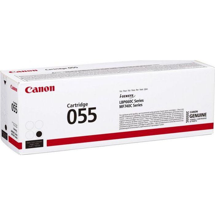 Canon 055Bk Toner Negro para I-Sensys Lbp 664Cx-663Cdw y MF 744Cdw-742Cdw-746Cx Canon 055Bk Toner Negro para I-Sensys Lbp 664Cx-663Cdw y MF 744Cdw-742Cdw-746Cx