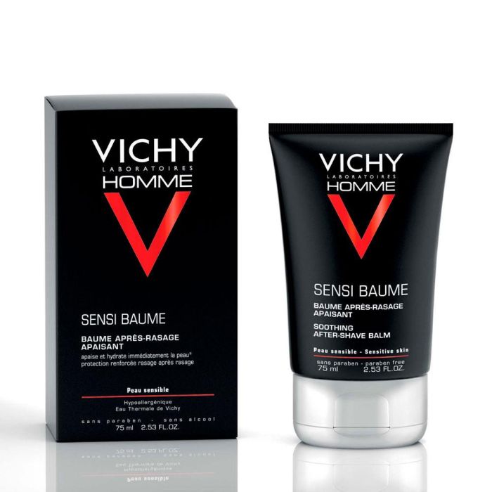Vichy Homme Sensi Baume Bálsamo After Shave Calmante Piel Sensible Hombre 75 ml 1