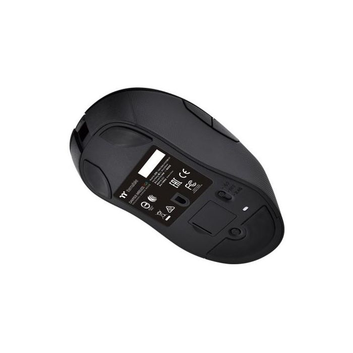 Thermaltake GMO-DMS-HYOOBK-01 Ratón de Juego Inalámbrico RF + Bluetooth Óptico 19000 DPI para Mano Derecha, Negro 3 Thermaltake GMO-DMS-HYOOBK-01 Ratón de Juego Inalámbrico RF + Bluetooth Óptico 19000 DPI para Mano Derecha, Negro 3