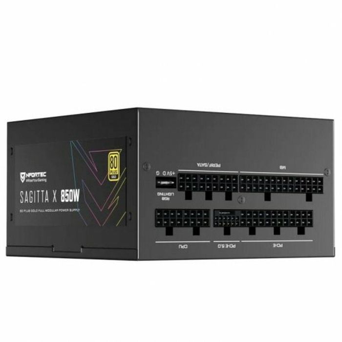 Nfortec Fuente de Alimentación Sagitta X 850W. Pcie 5.0 80 Plus Gold Full Modular A-Rgb 3