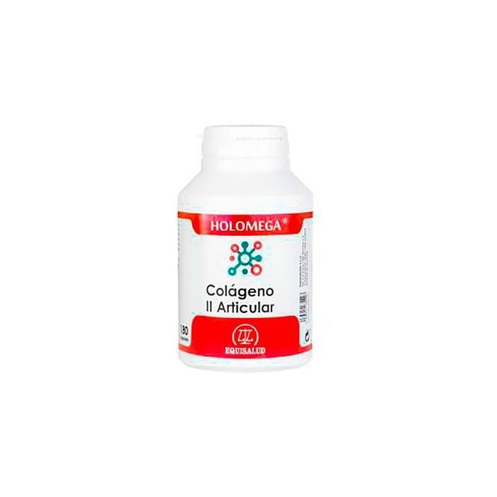 Holomega Colágeno II Salud Articular con Cartílago Hidrolizado y Membrana de Huevo, 180 Cápsulas