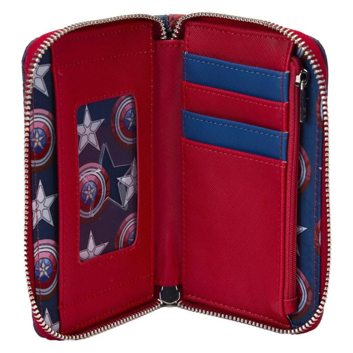 Cartera Brave New World Capitan America Marvel Loungefly 5