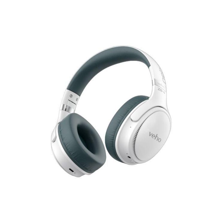 Veho ZB-4 NEB Auriculares Bluetooth 5.3 con Micrófono, 36h Batería, Carga USB-C, Plegables y Sonido Potente 44mm