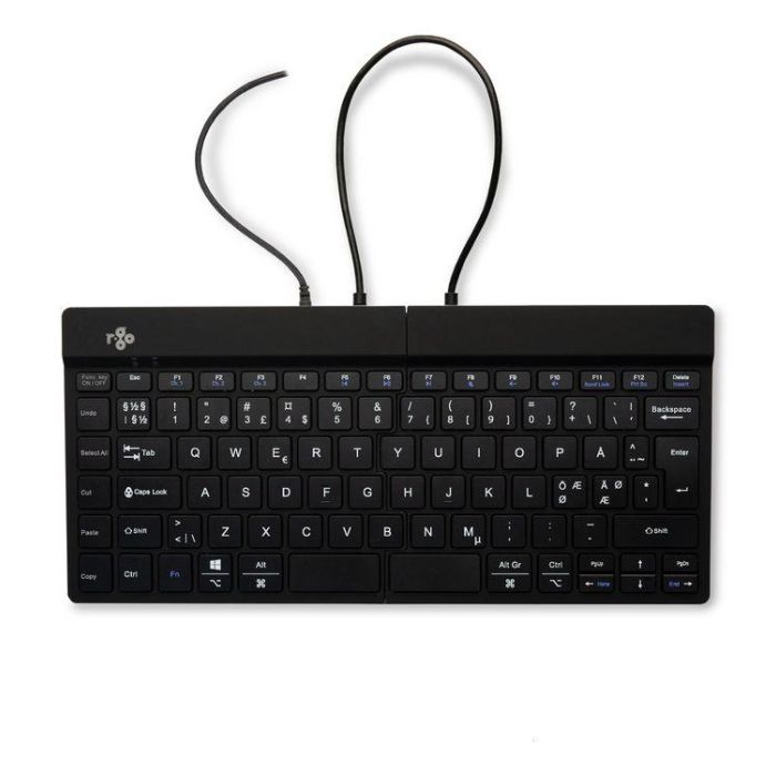 R-Go Tools R-Go Split Break Ergonomic Keyboard, QWERTY (Nordic), black, wired 1 R-Go Tools R-Go Split Break Ergonomic Keyboard, QWERTY (Nordic), black, wired 1