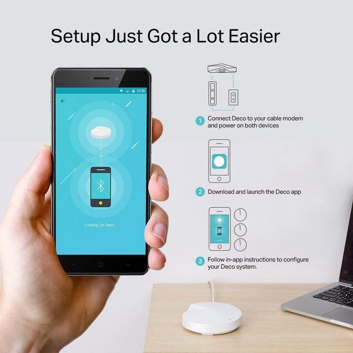 TP-Link Deco M5 (3-pack) Sistema de Malla WiFi Doble Banda Wi-Fi 5 (802.11ac) 1300 Mbps Blanco 6