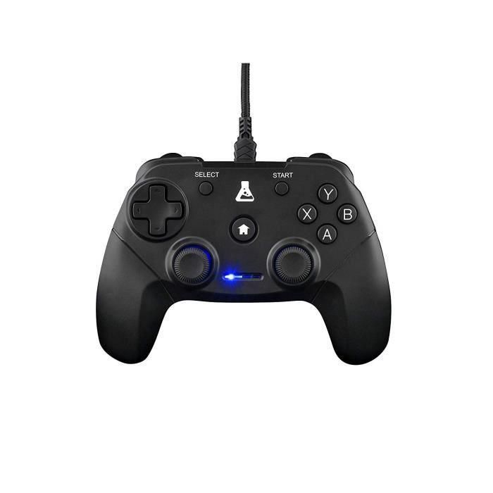 The G-Lab Controlador de Juegos Gamepad compatible con PC y PS3, con función de vibración y conexión USB por cable de 1.8m The G-Lab Controlador de Juegos Gamepad compatible con PC y PS3, con función de vibración y conexión USB por cable de 1.8m