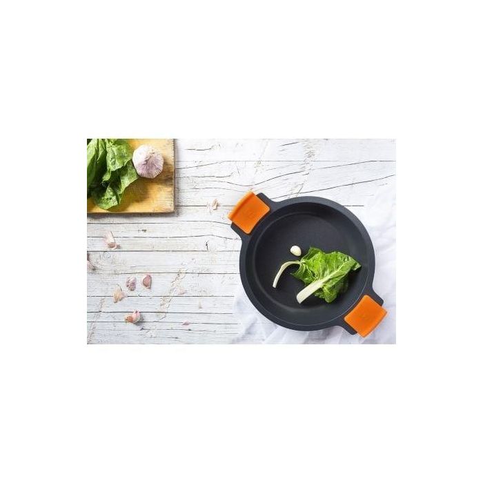 Cacerola BRA A270320 (20 cm) Negro Metal Aluminio Aluminio Forjado Aluminio fundido Ø 20 cm 2 L 3 L 2