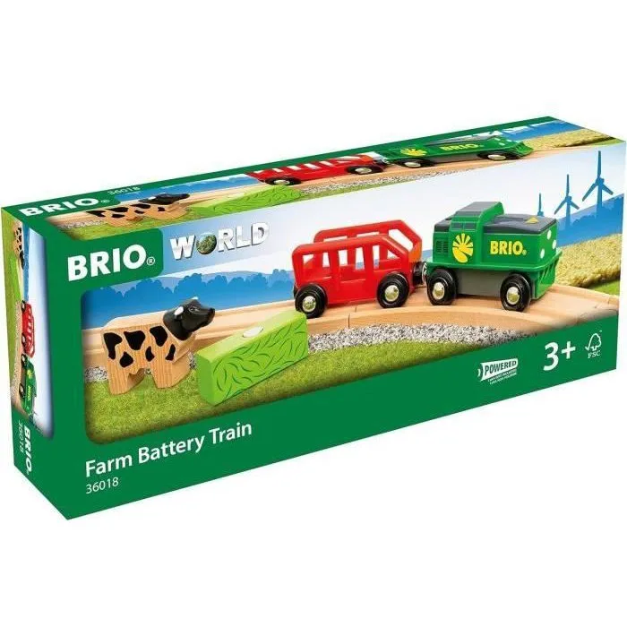 Brio World RAV7312350360189 Tren Agrícola a Batería - Circuito de Madera 0 Brio World RAV7312350360189 Tren Agrícola a Batería - Circuito de Madera 0