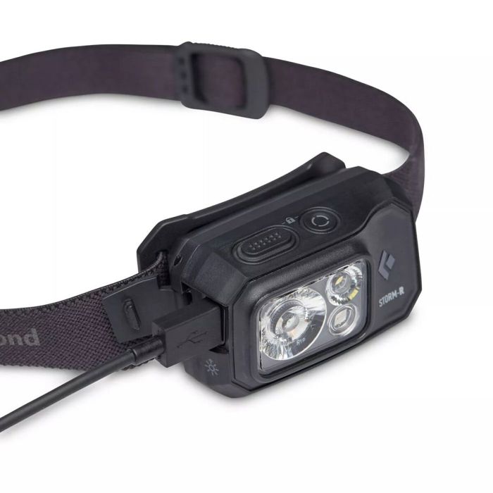 Linterna Frontal LED Recargable y Ajustable Black Diamond STORM 500-R Negro 500 lm 1 Linterna Frontal LED Recargable y Ajustable Black Diamond STORM 500-R Negro 500 lm 1