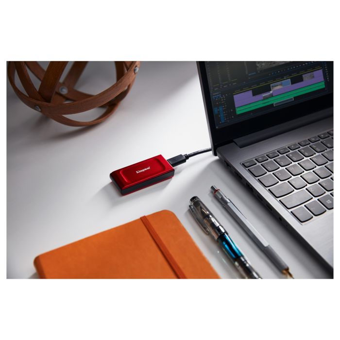 Kingston SSD Externo XS1000 1TB USB 3.2 Gen 2 Rojo 1050 MB/s 7