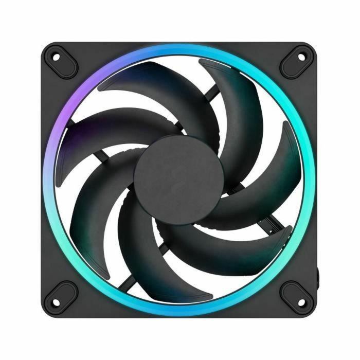 Fractal Design FRA7340172708933 Ventilador PC Momentum 14 RGB, Pack 3, FDB, Anillo de Luz ARGB Gen 2, Control PWM 3