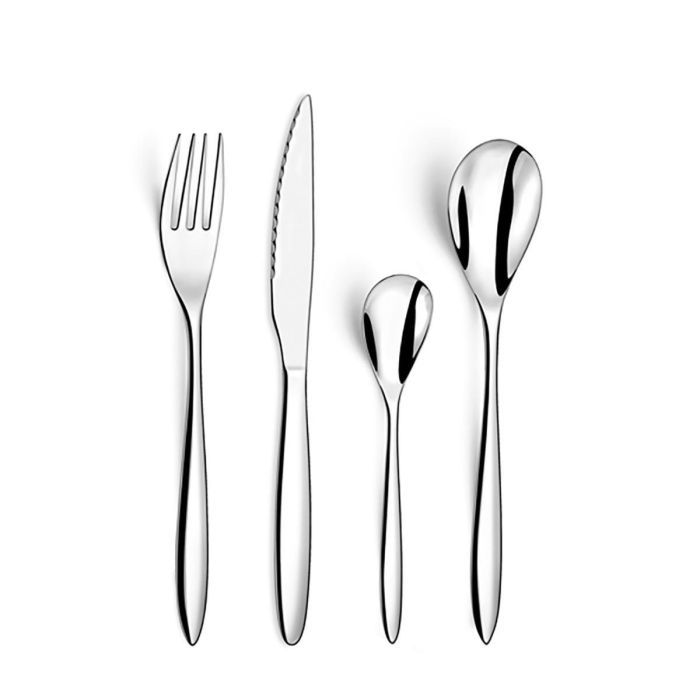 Set 24 Cubiertos Acero Inox Actual Amefa 27 cm-1,5-1,2 mm Set 24 Cubiertos Acero Inox Actual Amefa 27 cm-1,5-1,2 mm
