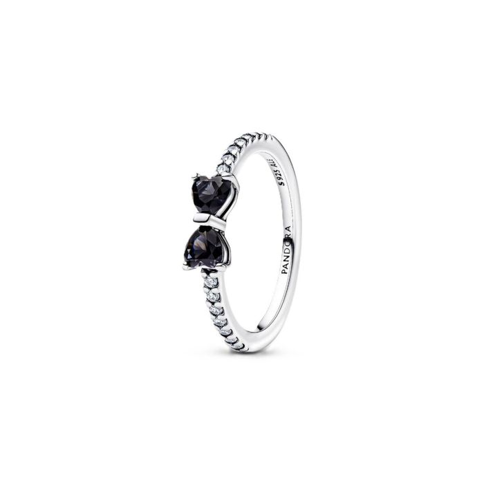 Anillo Mujer Pandora 193510C03-56 Plateado Negro 0 Anillo Mujer Pandora 193510C03-56 Plateado Negro 0