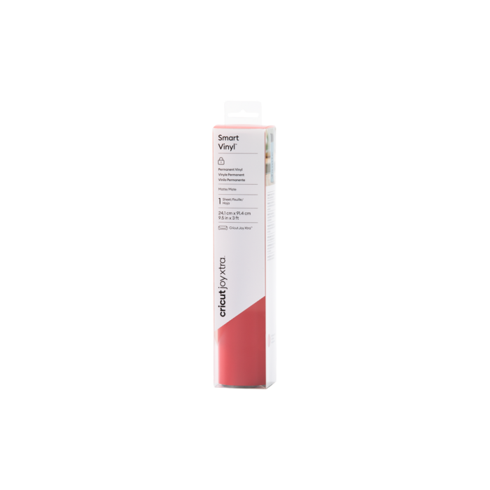Cricut Rollo de vinilo de termotransferencia liso Rojo 241 mm x 914 mm compatible con Cricut Joy Xtra - 2010378 0 Cricut Rollo de vinilo de termotransferencia liso Rojo 241 mm x 914 mm compatible con Cricut Joy Xtra - 2010378 0