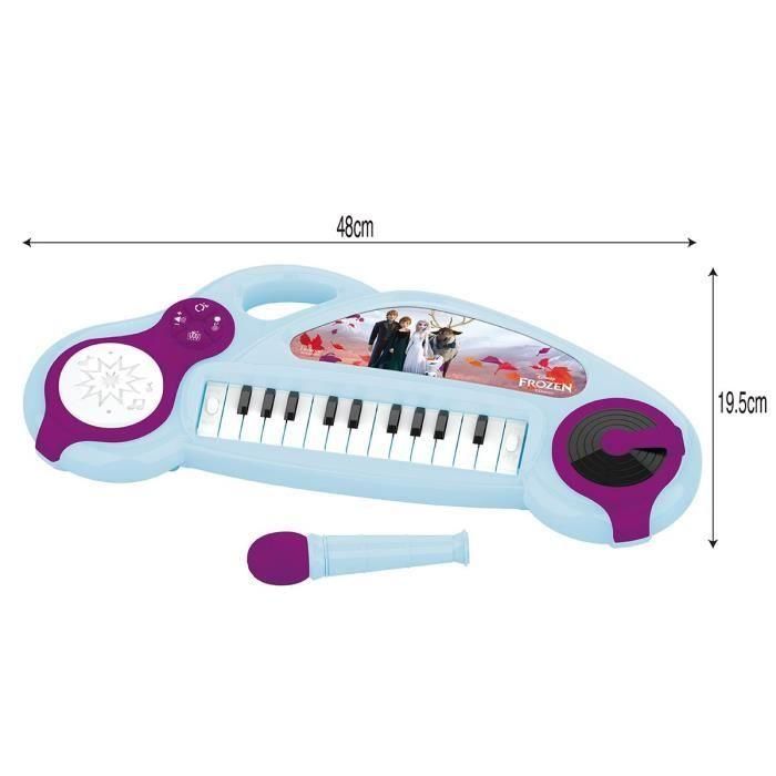 Piano electrónico infantil Frozen con efectos de luz. 1 Piano electrónico infantil Frozen con efectos de luz. 1